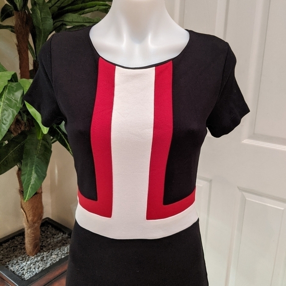 Forever 21 Women's Color Block Mini Dress Size M - Picture 5 of 7